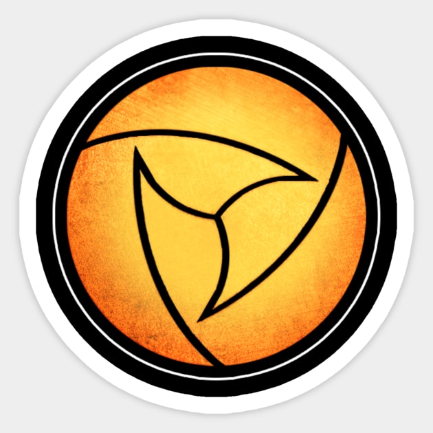 Troika Symbol Sticker by Vivid Publishing